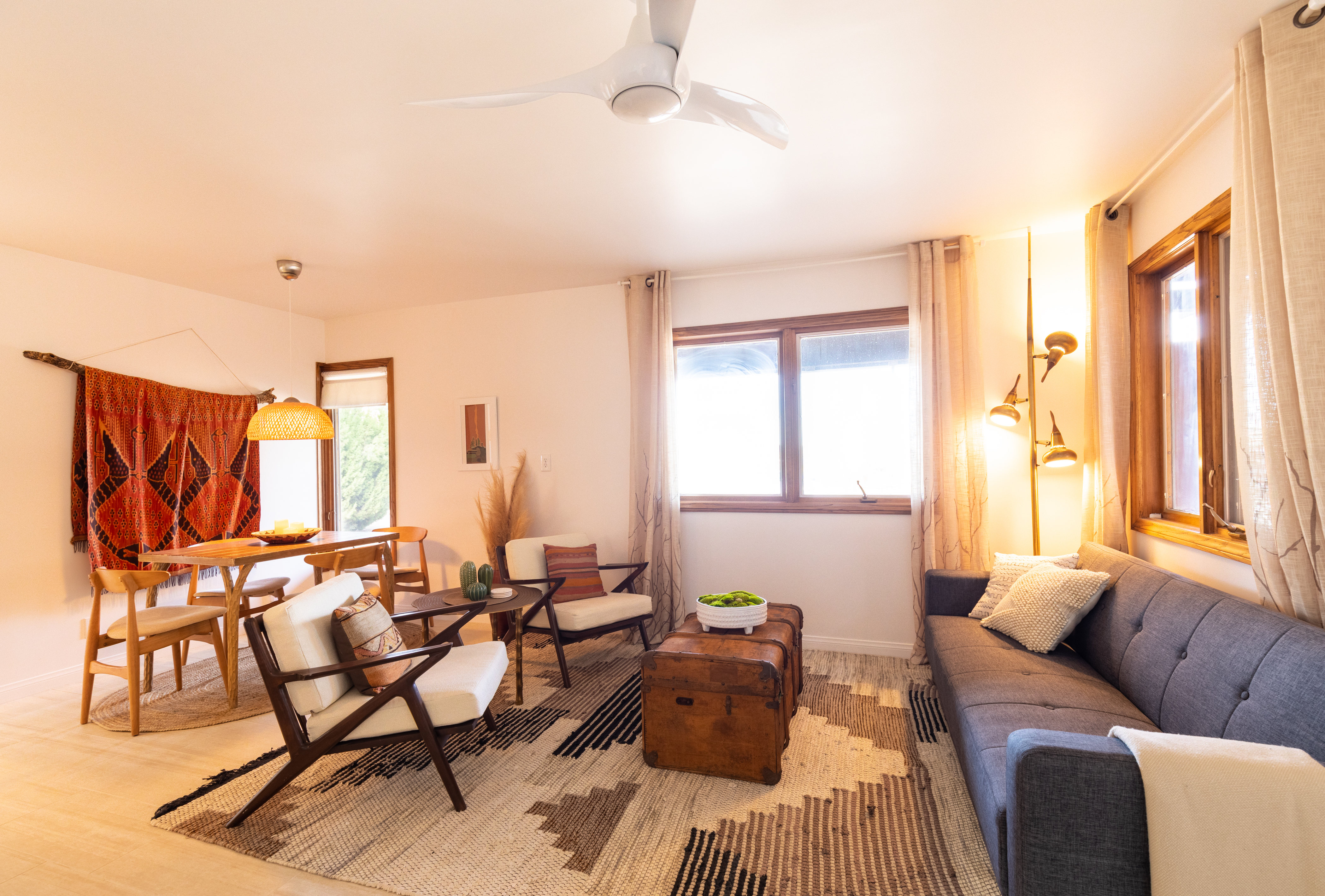 Living/Dining space in the guest house